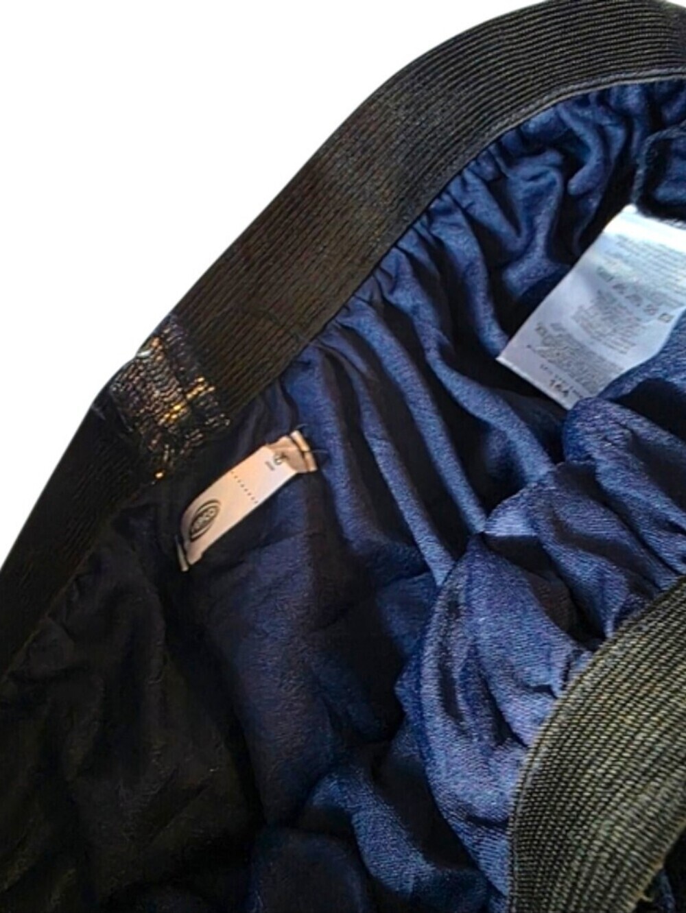 Pepco Japanese Brand navy blue lace skirt with silver trim - Picture 2 of 3